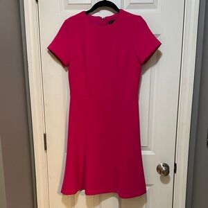 Ann Taylor Vibrant Pink Mini Dress